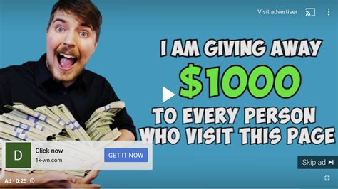 mr beast promo|Just encountered the mr beast promo scam. Got a question